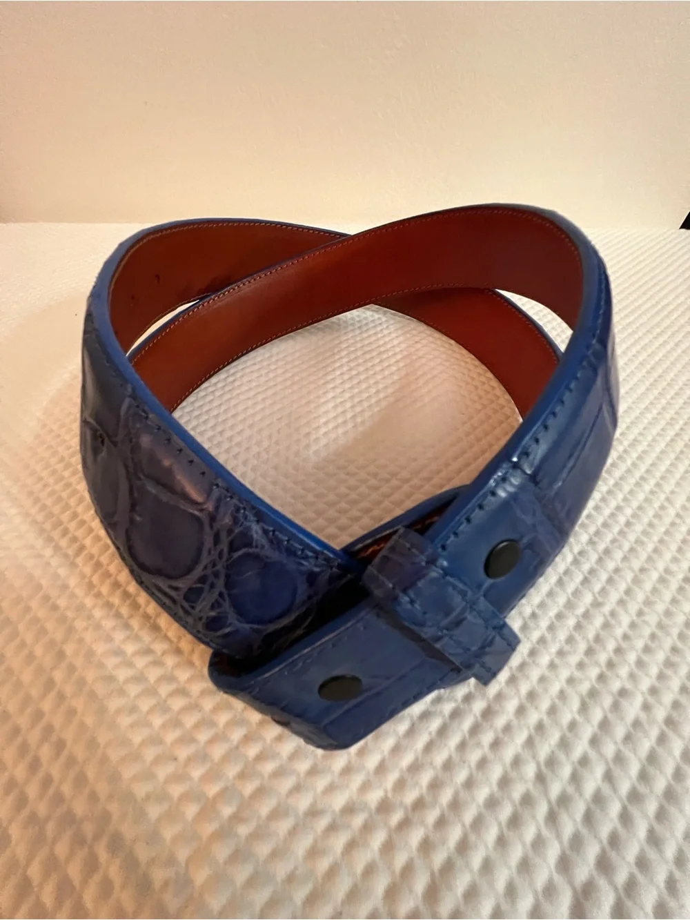 💚House Of Fleming Genuine Alligator Belt (44